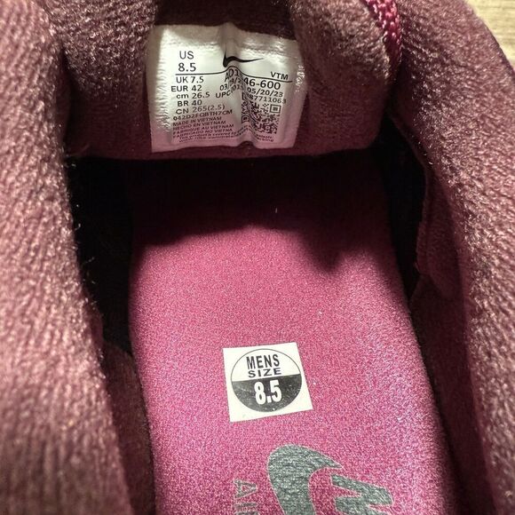 Nike Air Span II Premium Men's Bordeaux Running Sneakers Shoes Size 8.5 - Picture 7 of 8